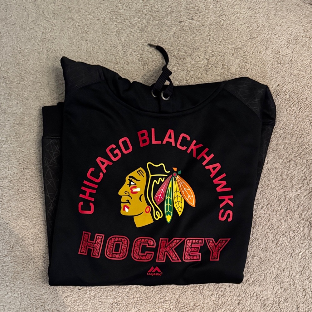 Majestic NHL Chicago Blackhawks Hoodie size XL